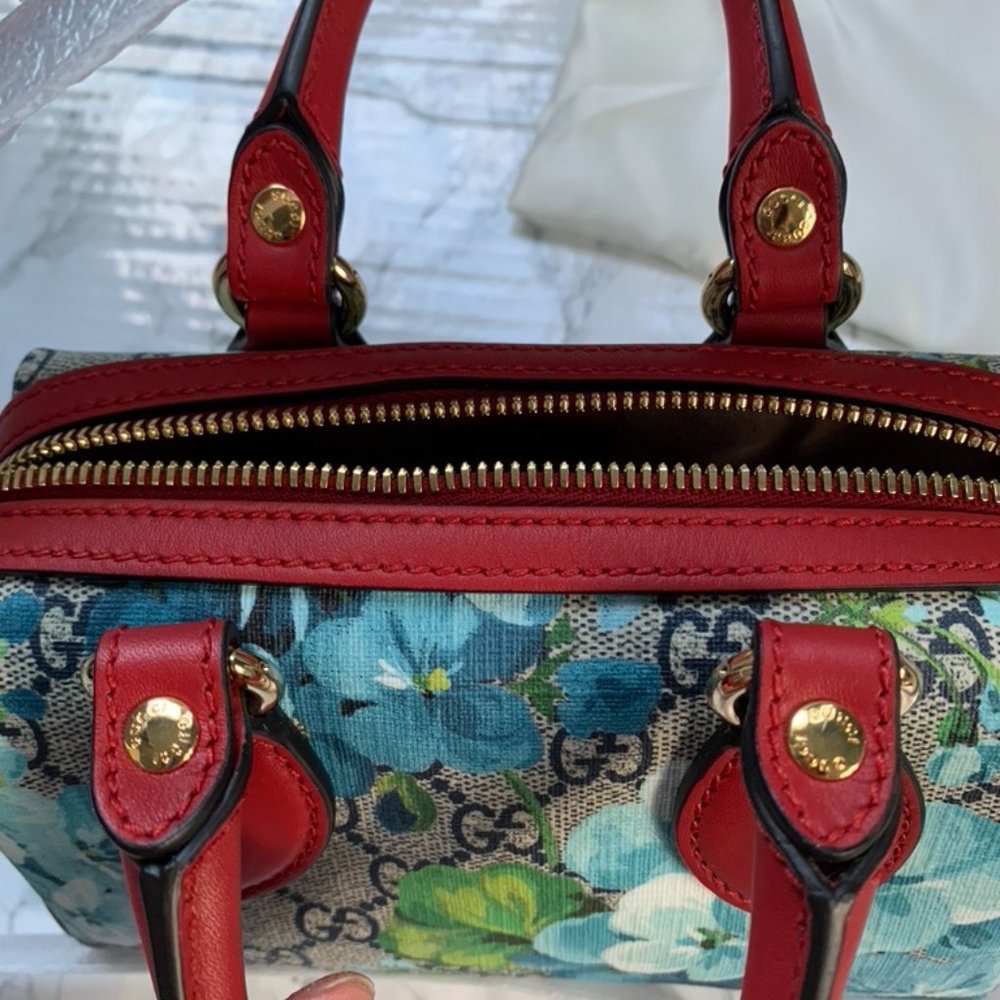 Gucci Blooms mini supreme canvas Boston bag - Picture 6 of 10